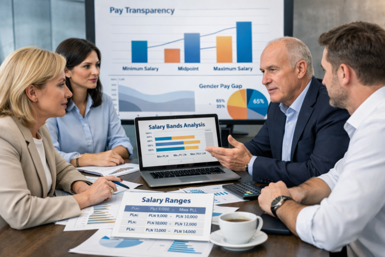 transparentność wynagrodzeń w organizacji – analiza widełek płacowych przez zarząd i HR